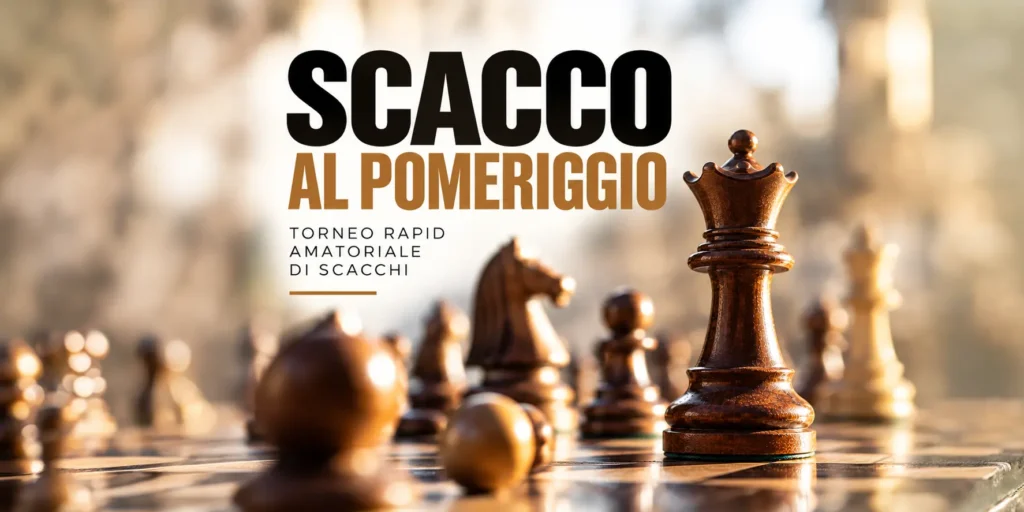 cacco al pomeriggio, torneo Rapid di scacchi a Burago di Molgora il 25 ottobre 2026